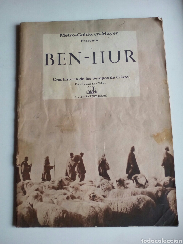 Coleccionismo de Revistas y Peri&oacute;dicos: REVISTA DE LA METRO GOLDWYN-MAYER SOBRE PEL&Iacute;CULA BEN-HUR