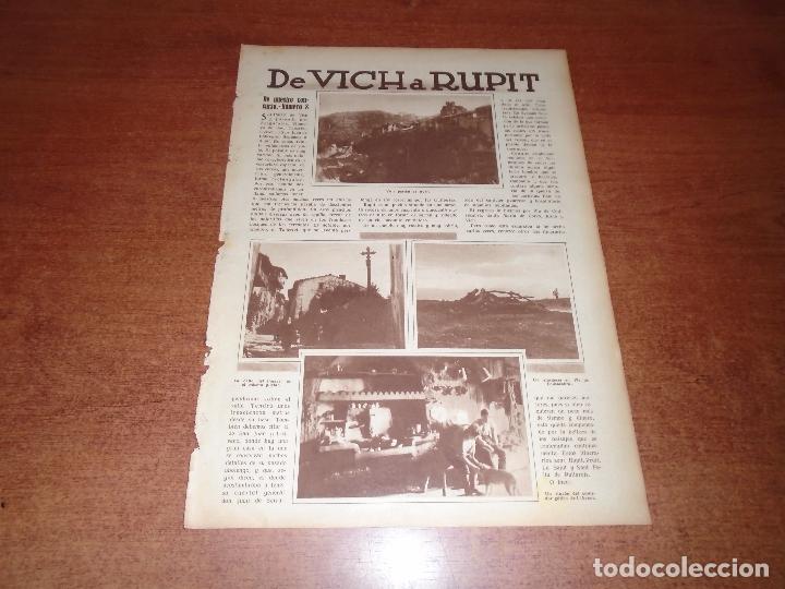 Coleccionismo de Revistas y Peri&oacute;dicos: RETAL PRENSA 1935: DE VICH A RUPIT, SUSPEDA, SAN JUAN DE F&Aacute;BREGAS, PLA DE COLLSACABRA,