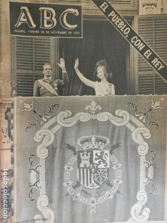 Coleccionismo de revistas y peri&oacute;dicos: ABC MADRID, LUNES 28 DE NOVIEMBRE DE 1975. N&ordm; 21.734