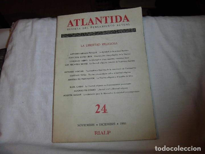 Coleccionismo de revistas y peri&oacute;dicos: ATLANTIDA REVISTA DE PENSAMIENTO ACTUAL N&ordm; 24.NOV-DIC. 1966.RIALP