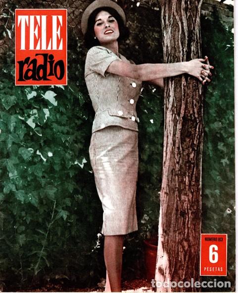 Sammeln von Zeitschriften und Zeitungen: Teleradio. Revista Tele Radio n. 163. 06/02/1961. Luz M&aacute;rquez. Ver sumario.
