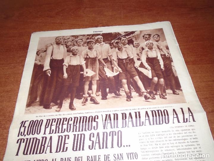 Collezionismo di Riviste e Giornali: RETAL PRENSA 1935: ECHTERNACH (LUXEMBURGO) PEREGRINOS CONMEMORAN EPIDEMIA DE BAILE DE SAN VITO