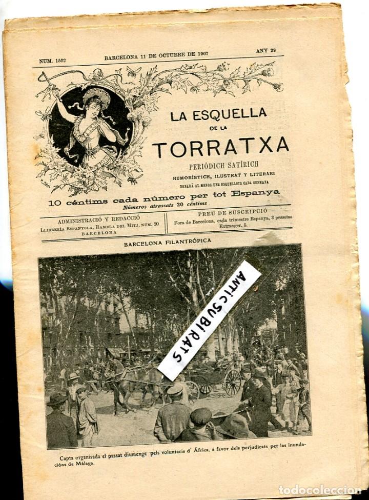 Collection Magazines and Newspapers: ESQUELLA DE LA TORRATXA 1907 VOLUNTARIS CATALANS A LA GRUERRA D' AFRICA FOTOS GUERRA AFRICA 1860