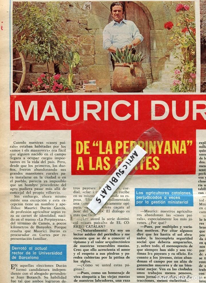 Coleccionismo de Revistas y Peri&oacute;dicos: REVISTA ANY 1975 CAN CAMPOLIER DE MIANIGUES CAN DENDRA CARLISMO ESTANYOL BESCANO LA PERPINYANA CAMOS