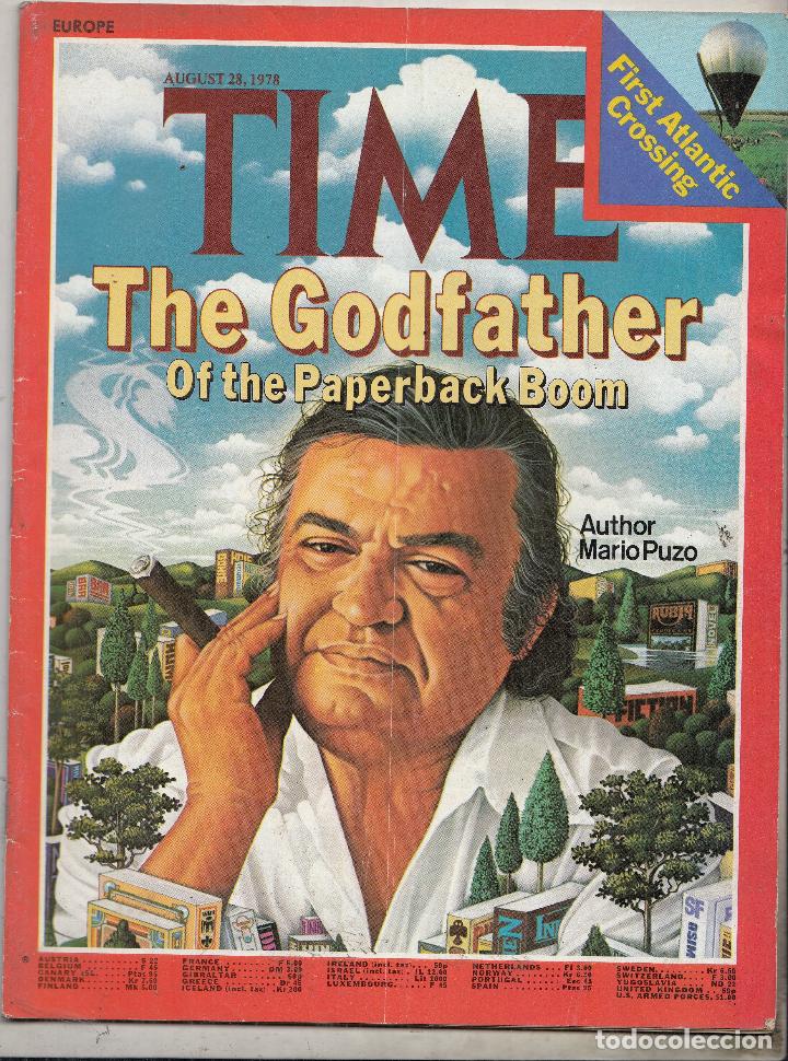 Coleccionismo de Revistas y Peri&oacute;dicos: REVISTA TIME 28 AGOSTO A&Ntilde;O 1978. EL PADRINO DEL BOOM DEL LIBRO DE BOLSILLO. AUTOR MARIO PUZ