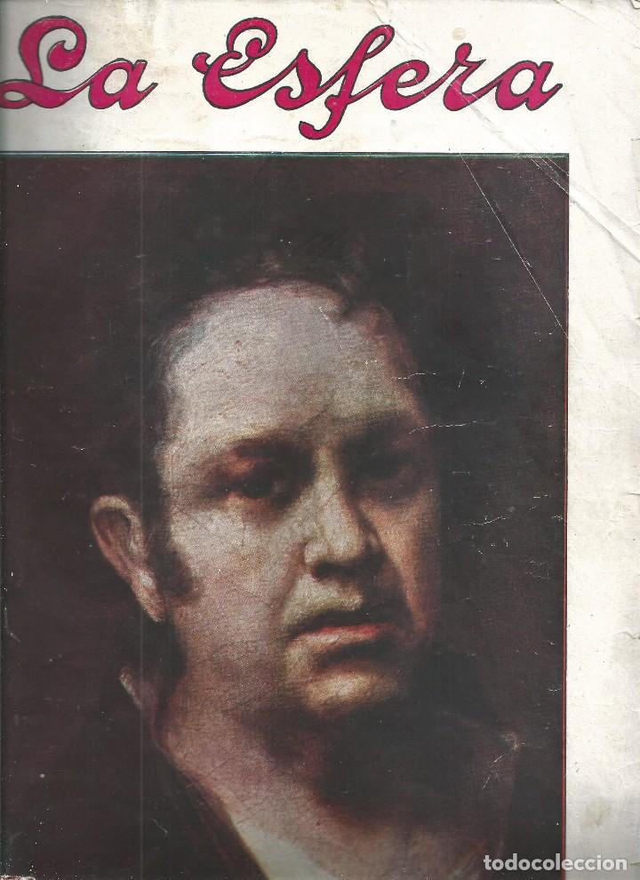 Collection Magazines and Newspapers: GOYA. Monogr&aacute;fico sobre el pintor en la revista La Esfera, del 14 de abril de 1928