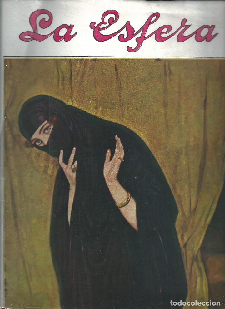 Sammeln von Zeitschriften und Zeitungen: REVISTA LA ESFERA A&Ntilde;OS 20 PORTADA DEL PINTOR EDUARDO CHICHARRO DE TITULO EL YACHMAKS
