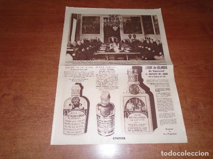 Coleccionismo de Revistas y Peri&oacute;dicos: HOJA PRENSA 1935: PRIMER CONSEJO DE MINISTROS DEL NUEVO GOBIERNO, PRESIDIDO POR EL SR. LERROUX.