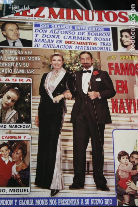 Coleccionismo de revistas y peri&oacute;dicos: ALASKA  MARICARMEN  JAIME DE MORA Y ARAGON  1986