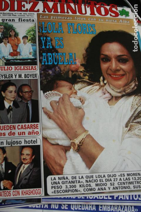 Coleccionismo de Revistas y Peri&oacute;dicos: ARTURO FERNANDEZ SILVIA PANTOJA ISABEL PANTOJA  LOLA FLORES  ESTEFANIA DE MONACO  1986