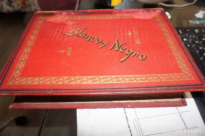 Coleccionismo de revistas y peri&oacute;dicos: TOMO A&Ntilde;O 1898 BLANCO Y NEGRO