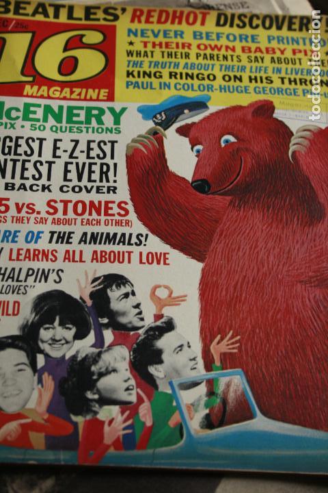 Coleccionismo de revistas y peri&oacute;dicos: 16 MAGAZINE  AMERICANA BEATLES ELVIS PRESLEY  PETER MENERY    1964