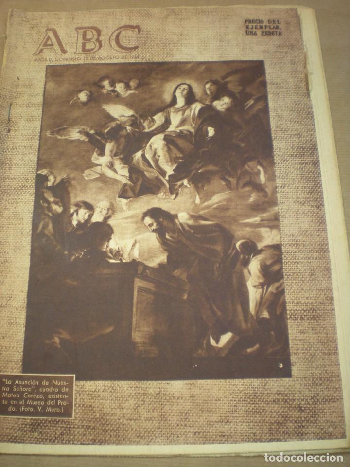 Coleccionismo de revistas y peri&oacute;dicos: ABC 15 Agosto 1954