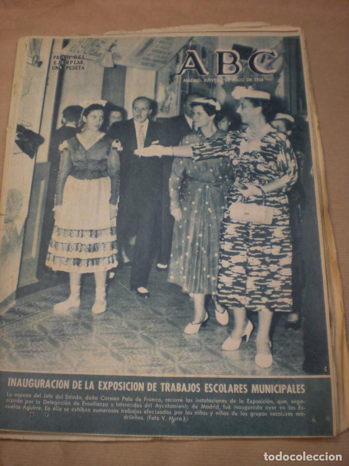 Coleccionismo de revistas y peri&oacute;dicos: ABC 08 julio 1954