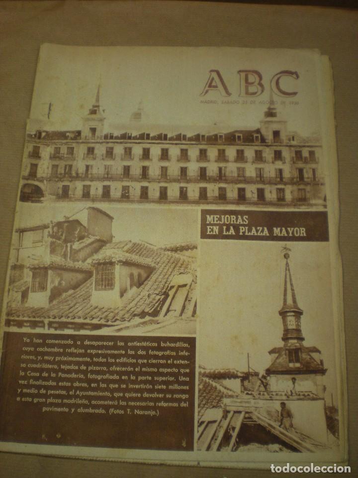 Coleccionismo de revistas y peri&oacute;dicos: ABC 25 Agosto 1956