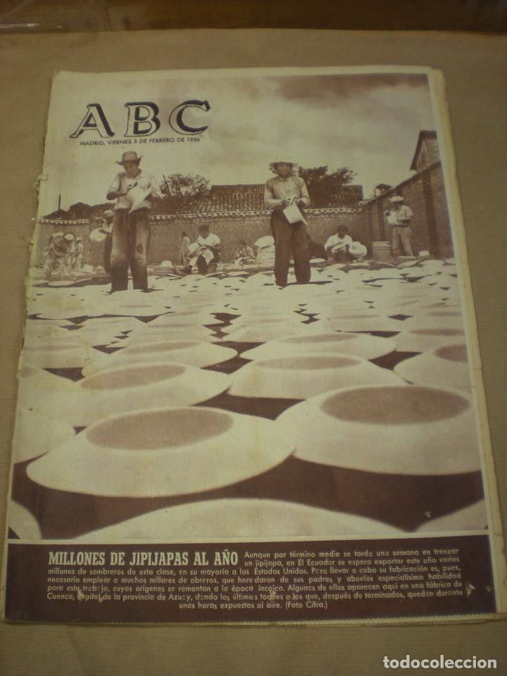 Coleccionismo de revistas y peri&oacute;dicos: ABC 03 febrero 1956