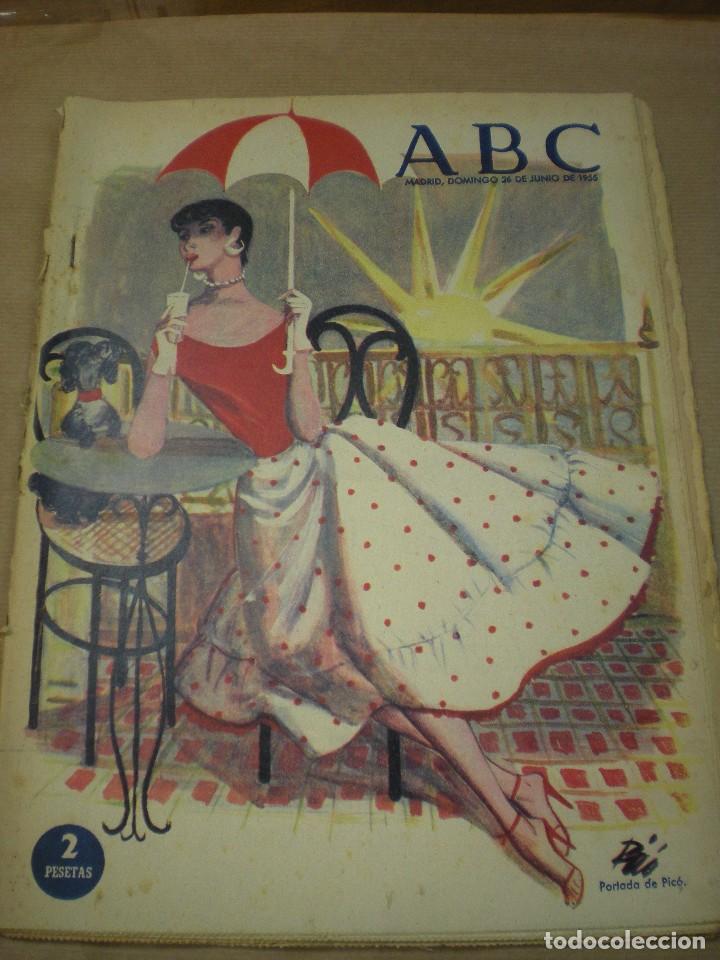 Coleccionismo de revistas y peri&oacute;dicos: ABC 26 Junio 1955