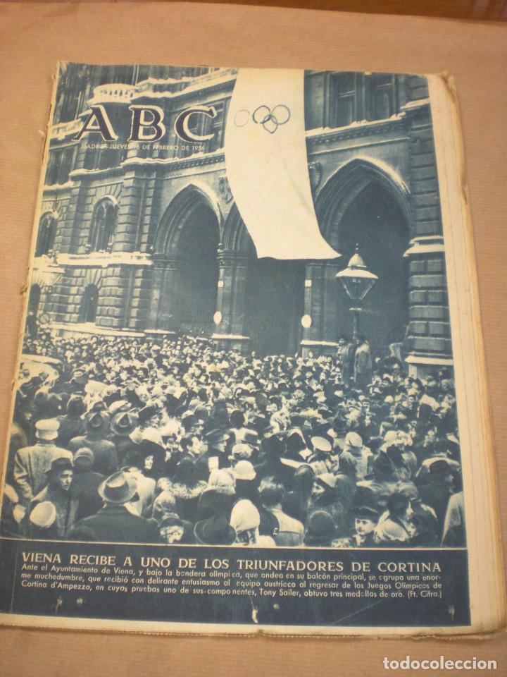 Coleccionismo de revistas y peri&oacute;dicos: ABC 16 Febrero 1956