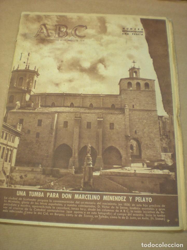 Coleccionismo de revistas y peri&oacute;dicos: ABC 30 Mayo 1954