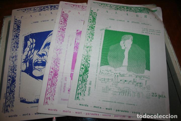 Coleccionismo de revistas y peri&oacute;dicos: Albacete universidad de castilla la mancha, 3 n&uacute;meros revista palabras a&ntilde;o 1992. ADEU