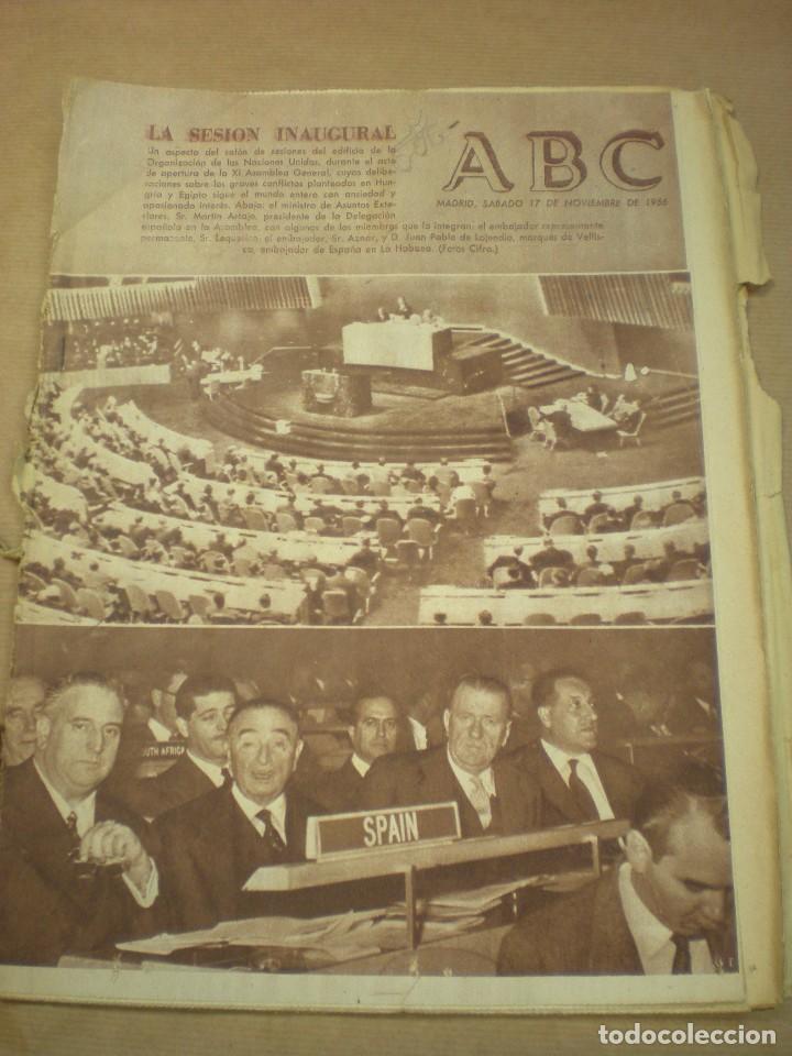 Coleccionismo de revistas y peri&oacute;dicos: ABC 17 noviembre de 1956