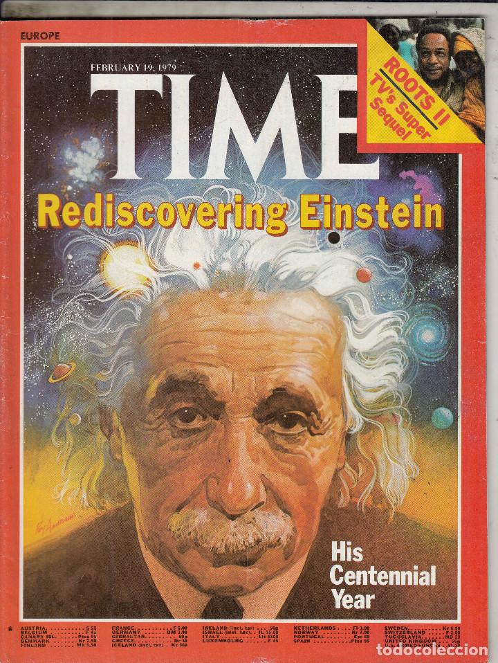 Coleccionismo de Revistas y Peri&oacute;dicos: REVISTA TIME 19 FEBRERO A&Ntilde;O 1979. REDESCUBRIMIENTO DE EINSTEIN. SU A&Ntilde;O CENTENARIO.