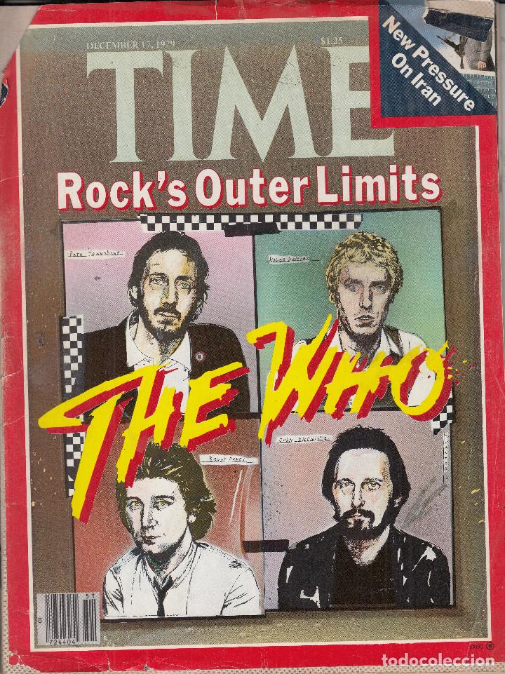 Coleccionismo de Revistas y Peri&oacute;dicos: REVISTA TIME 17 DICIEMBRE A&Ntilde;O 1979. ROCKS LIMITES EXTERIORES. THE WHO.