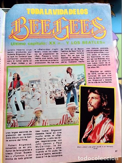 Coleccionismo de revistas y peri&oacute;dicos: recorte  bee gees