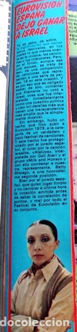 Coleccionismo de Revistas y Peri&oacute;dicos: recorte betty missiego eurovision