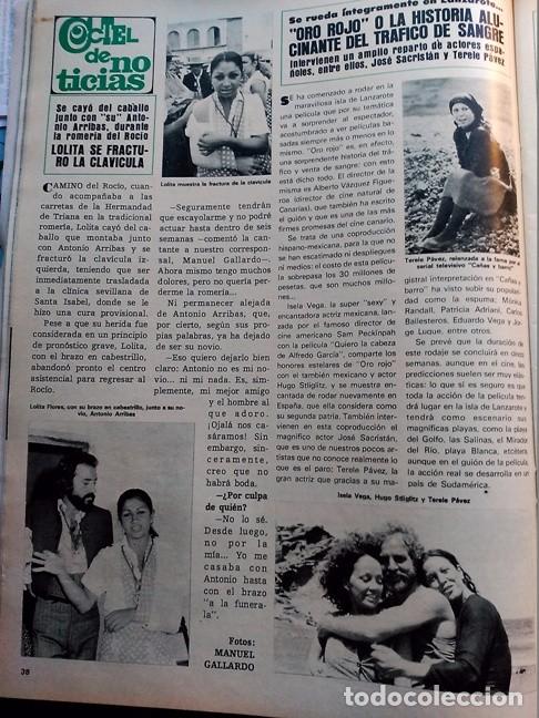 Coleccionismo de Revistas y Peri&oacute;dicos: recorte terele pavez lolita flores lola antonio arribas