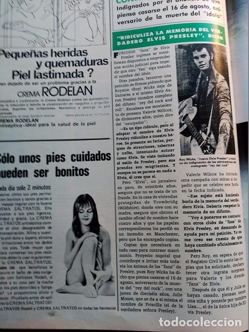 Coleccionismo de revistas y peri&oacute;dicos: recorte roy imitador de elvis presley