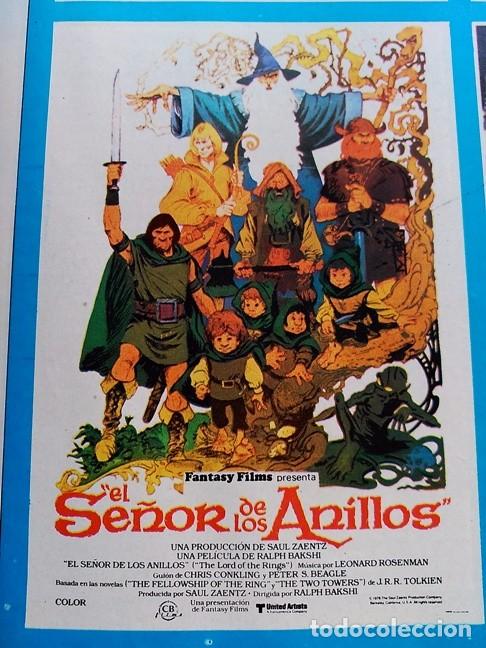 Coleccionismo de Revistas y Peri&oacute;dicos: ficha el se&ntilde;or de los anillos animacion