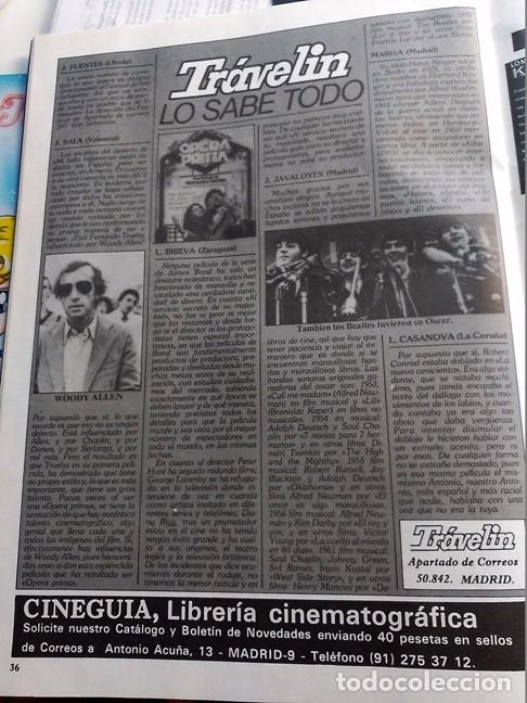 Coleccionismo de revistas y peri&oacute;dicos: recorte the beatles woody allen