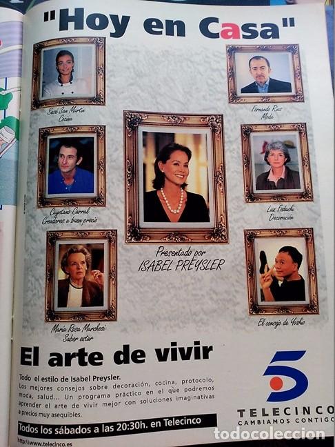 Coleccionismo de Revistas y Peri&oacute;dicos: 1998 ISABEL PREYSLER HOY EN CASA