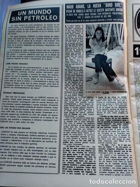 Coleccionismo de Revistas y Peri&oacute;dicos: 1974 MAUD ADAMS JAMES BOND GIRL