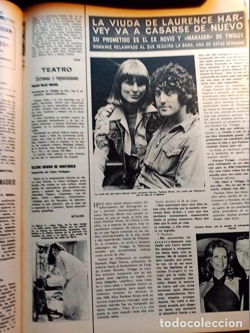 Sammeln von Zeitschriften und Zeitungen: 1974 JANE BIRKIN LARENCE HARVEY