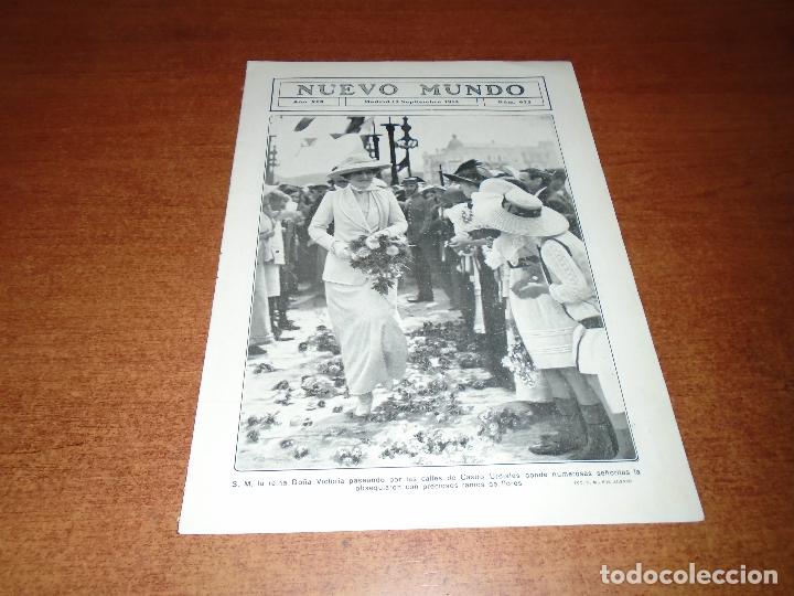 Coleccionismo de Revistas y Peri&oacute;dicos: HOJA PRENSA 1912: REINA VICTORIA EN CASTRO URDIALES - VILLAFRANCA DEL PANAD&Eacute;S - ALCAL&Aacute; DE CHISBERT