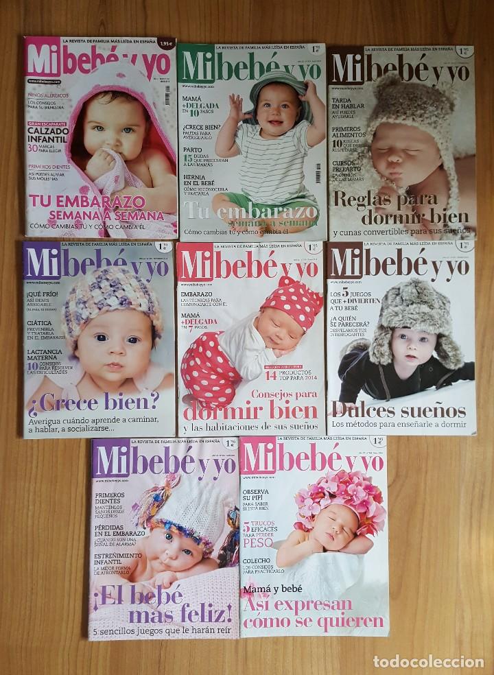 Coleccionismo de revistas y peri&oacute;dicos: 8 REVISTAS MI BEB&Eacute; Y YO. 2012 - 2014. FAMILIA