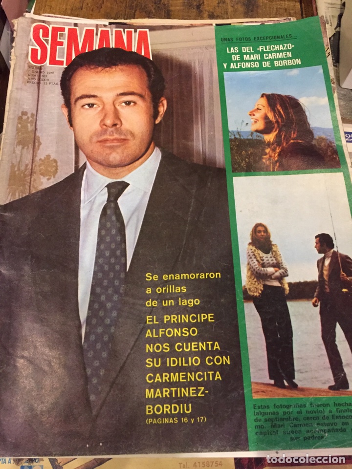 Coleccionismo de Revistas y Peri&oacute;dicos: Revista semana 1 enero 1972