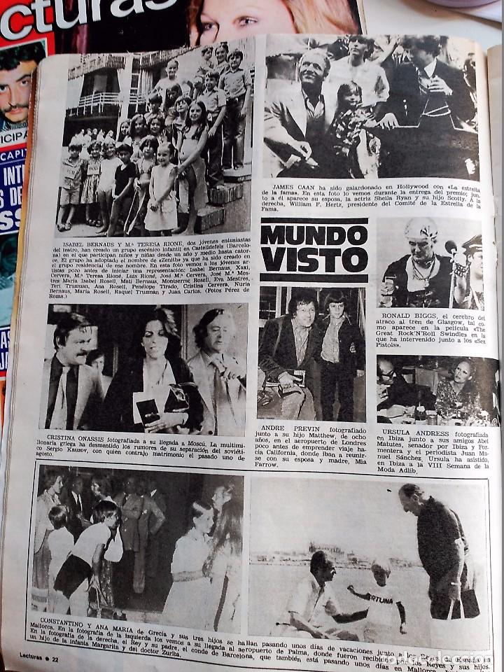 Colecionismo de Revistas e Jornais: JAMES CAAN CRISTINA ONASSIS URSULA ANDRESS