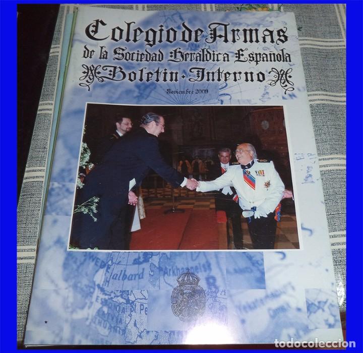 Colecionismo de Revistas e Jornais: BOLET&Iacute;N INTERNO N.20 2009 COLEGIO DE ARMAS DE LA SOCIEDAD HER&Aacute;LDICA ESPA&Ntilde;OLA