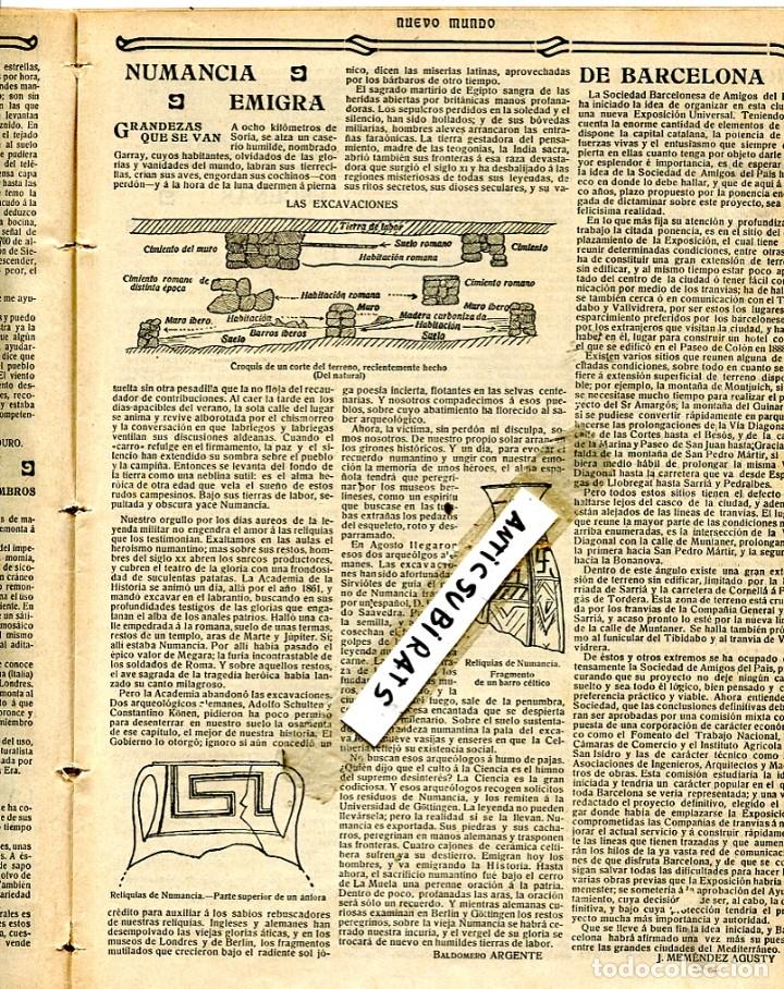 Collection Magazines and Newspapers: REVISTA A&Ntilde;O 1906 GARRAY SORIA NUMANCIA ANFORA CELTICA CON ESVASTICA ARMANDO PALACIO VALDES ENTRALGO