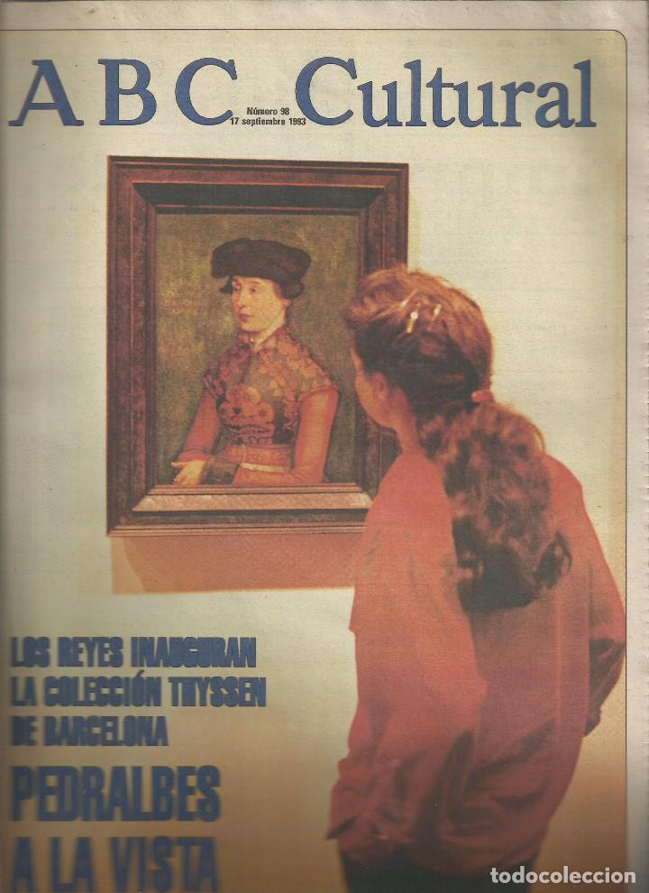 Coleccionismo de Revistas y Peri&oacute;dicos: ABC CULTURAL, N&ordm; 98.17 SEPTIEMBRE 1993. ENTREVISTA V. HAVEL, COL.THYSSEN PEDRALBES, FUSI&Oacute;N FR&Iacute;A