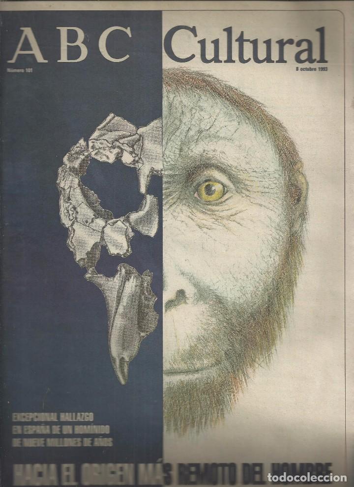 Coleccionismo de Revistas y Peri&oacute;dicos: ABC CULTURAL N&ordm;101,8 OCTUBRE 1993. MANUEL MACHADO IN&Eacute;DITO, L. BERNSTEIN, PALEONTOLOG&Iacute;A