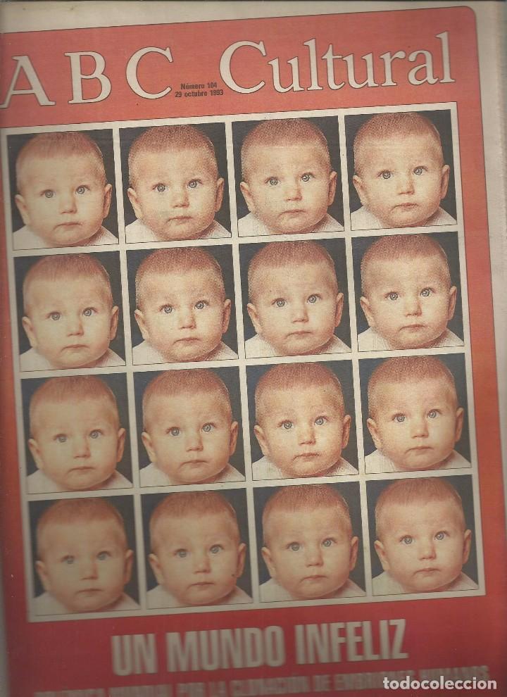 Coleccionismo de Revistas y Peri&oacute;dicos: ABC CULTURAL N&ordm;104, 29 OCTUBRE 1993.OCTAVIO PAZ, MENUHIN, POL&Eacute;MICA CLONACI&Oacute;N.