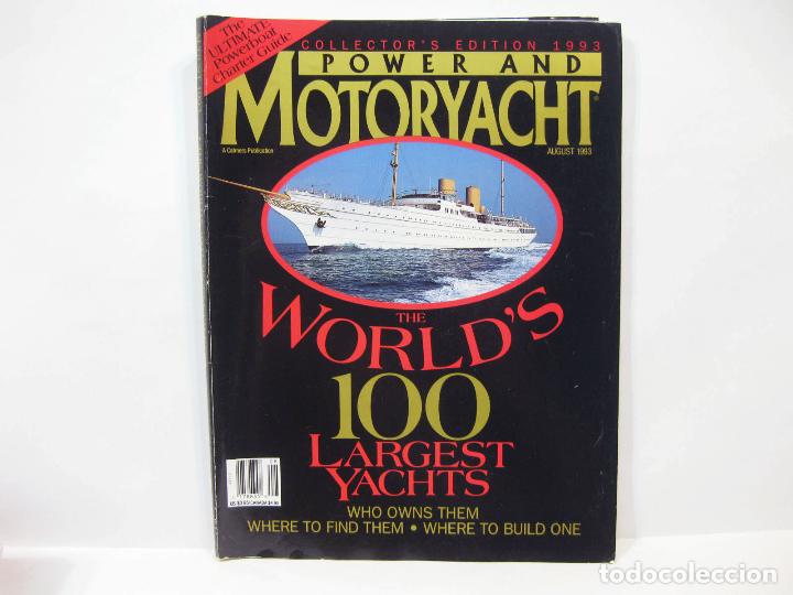 Coleccionismo de revistas y peri&oacute;dicos: EDICI&Oacute;N COLECCIONISTA POWER AND MOTORYATCH THE WORLD&acute;S 100 LARGEST YACHTS - AGOSTO 1993