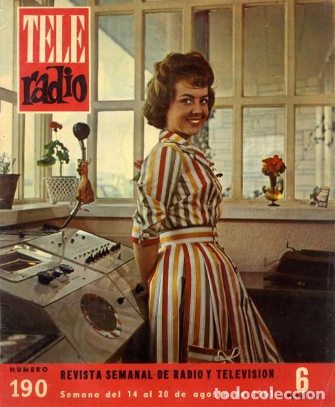 Collection Magazines and Newspapers: Teleradio. Revista Tele Radio n. 190. 14/08/1961. Mariqueta Capdevila. Ver sumario.
