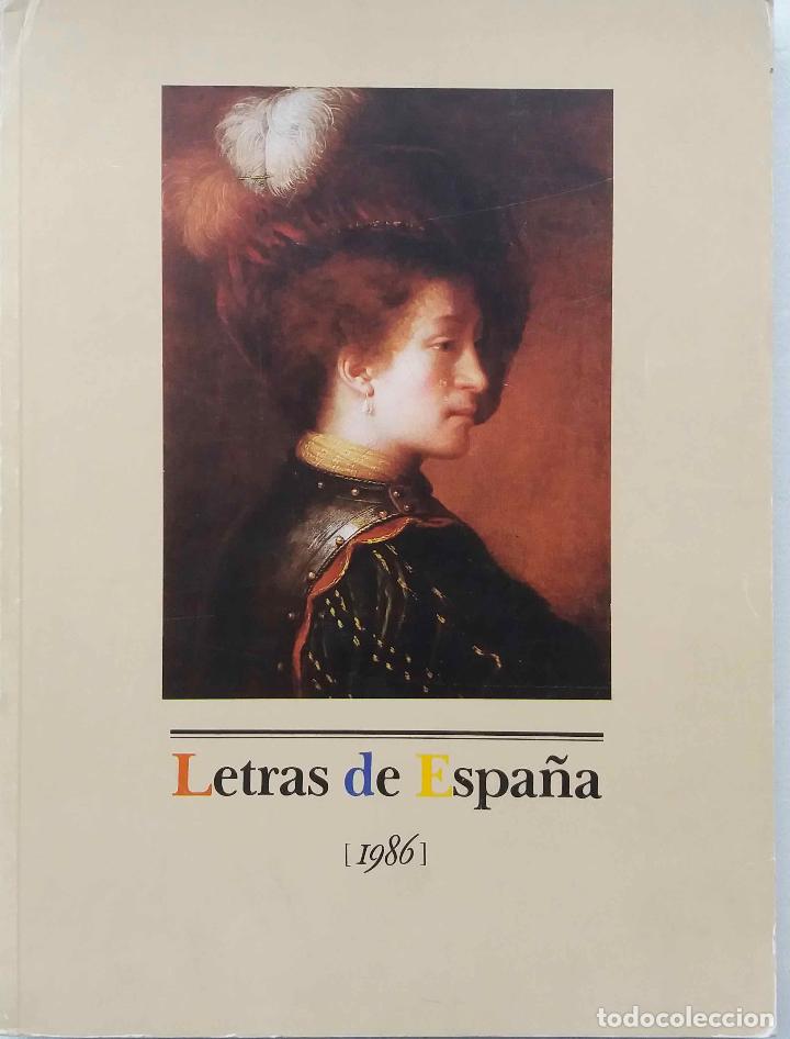 Coleccionismo de Revistas y Peri&oacute;dicos: LETRAS DE ESPA&Ntilde;A A&Ntilde;O 1986. MIGUEL DELIBES, CARMEN MART&Iacute;N GAITE, JULIO CARO BAROJA... REVISTA LIBRO