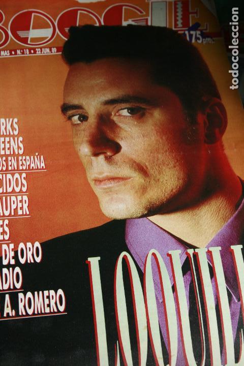 Coleccionismo de Revistas y Peri&oacute;dicos: REVISTA DE MUSICA BOOGIE LOS REFRESCOS LOQUILLO  1989