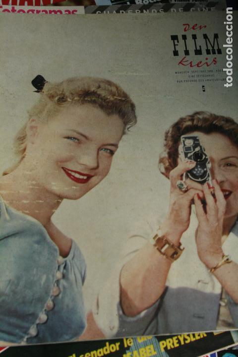 Coleccionismo de Revistas y Peri&oacute;dicos: REVISTA ALEMANA DE FOTOGRAFIA DER FILM KREIS 1955 ROMY SCHNEIDER